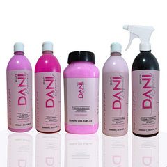 Kit para Hidratação 1000ml, para tratar a queda de cabelo e acelerar o crescimento 5x mais rápido do Tratamento. KIT LITRÃO Dani Rapunzel